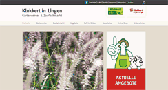 Desktop Screenshot of klukkert.de